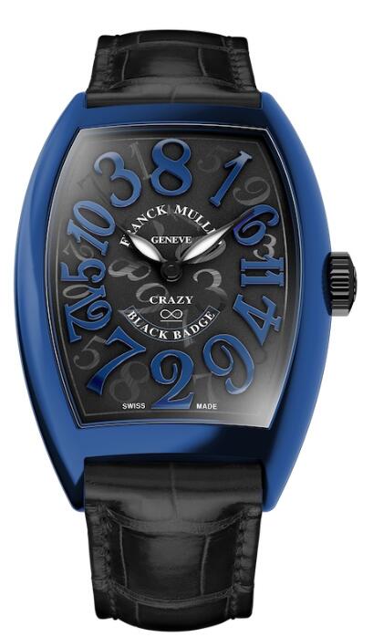 FRANCK MULLER Crazy Hours Black Badge 8880 CH BLACK BADGE Black Strap Replica Watch